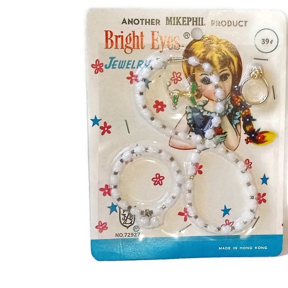 Vintage 1960s Toy Jewelry Kit by Bright Eyes, NOS - Picture 11 of 11